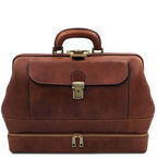Giotto - Exclusive double-bottom leather doctor bag