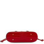 Croque - Croc print leather handbag