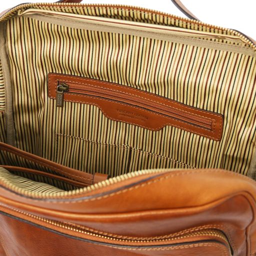 Bangkok - Sac à dos en cuir porte ordinateur - Grand modèle