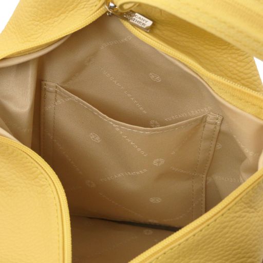 Shanghai - Sac à dos en cuir souple