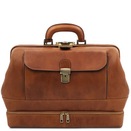 Giotto - Exclusive double-bottom leather doctor bag
