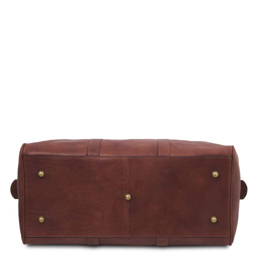 Oslo - Leather travel duffle bag - Weekender bag