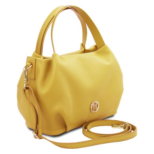 Nora - Sac à main en cuir souple