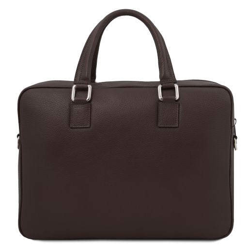 Treviso - Leather laptop briefcase