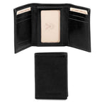 Exclusif portefeuille en cuir 3 volets