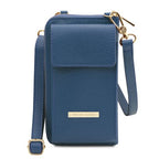TL Bag - Portefeuille/supporte pour téléphone en cuir avec bandoulière