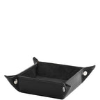 Elégant videpoches en cuir petit modèle