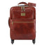 TL Voyager - 4 Wheels vertical leather trolley
