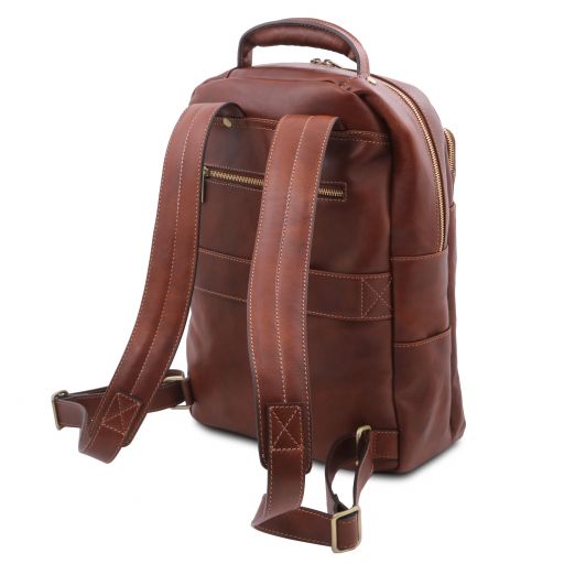 Melbourne - Leather laptop backpack