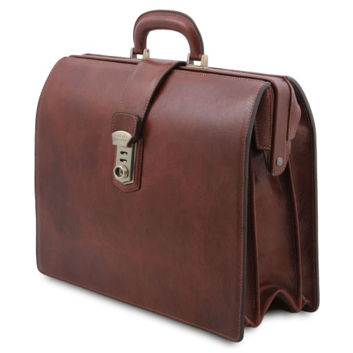 Canova - Leather Doctor bag briefcase 3 compartments