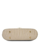 Croque - Croc print leather handbag