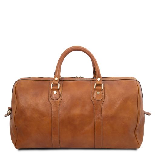 Oslo - Leather travel duffle bag - Weekender bag