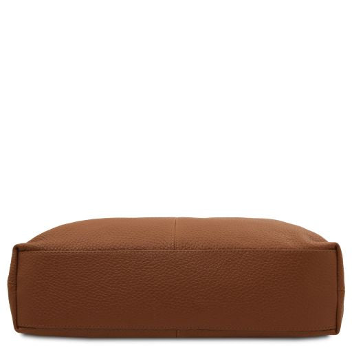 PLENIA — Oversized Leather Shopper Bag