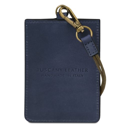 Porte-badge en cuir