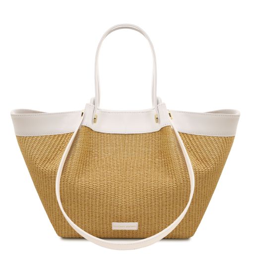 SOLEIL — Raffia Shopping Bag