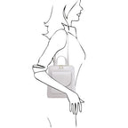 TL Bag - Petite sac à dos en cuir pour femme
