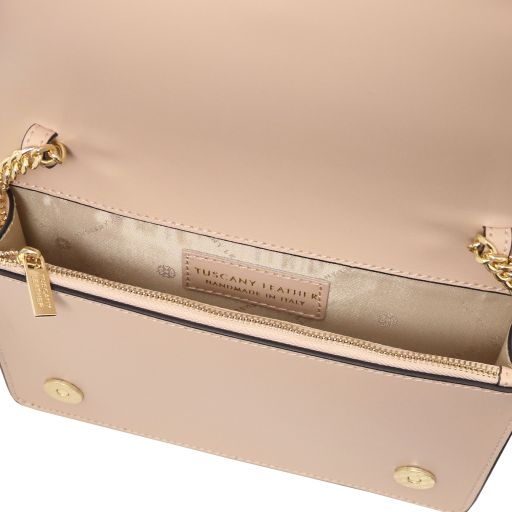 Opera - Sac à main en cuir et bandoulière à chaîne