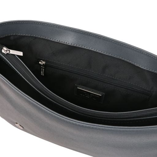 Messenger - Sac messenger en cuir Saffiano