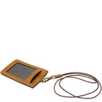 Leather badge holder