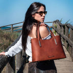 Olimpia - Sac cabas en cuir
