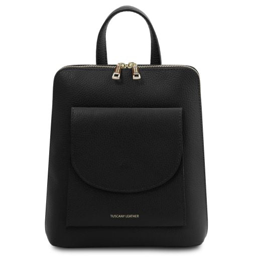 TL Bag - Petite sac à dos en cuir pour femme