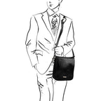 TL Messenger - Sac bandoulière en cuir 2 compartiments
