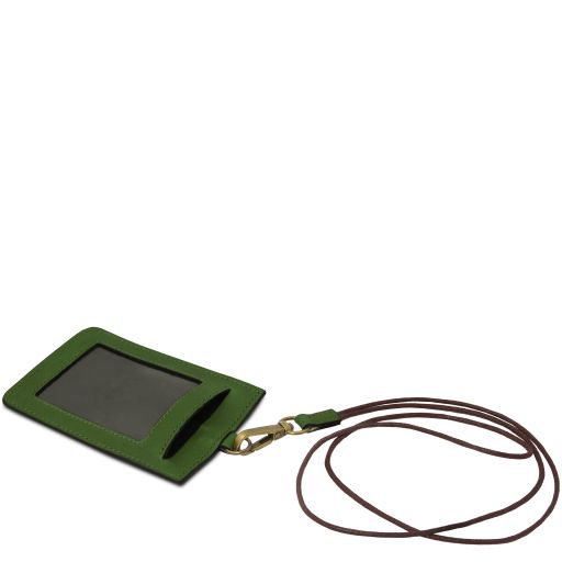 Porte-badge en cuir