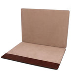 Sous-main de bureau en cuir avec compartiment intérieur