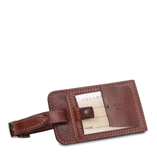 Etiquette de bagage en cuir Secondary image
