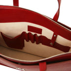 Palermo - Saffiano Leather briefcase 3 compartments for women