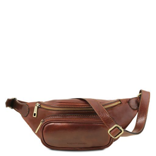 Sac banane homme LUCA cuir pleine fleur bandoulière réglable Secondary image