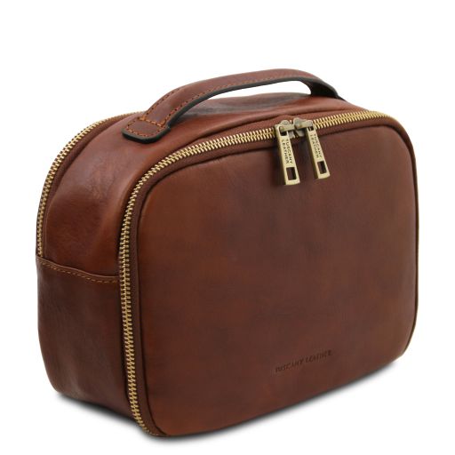 Marvin - Trousse de toilette en cuir
