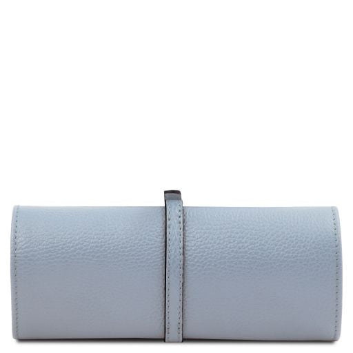 Soft leather jewellery case