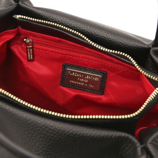 Nora - Sac à main en cuir souple