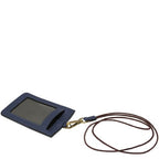 Leather badge holder