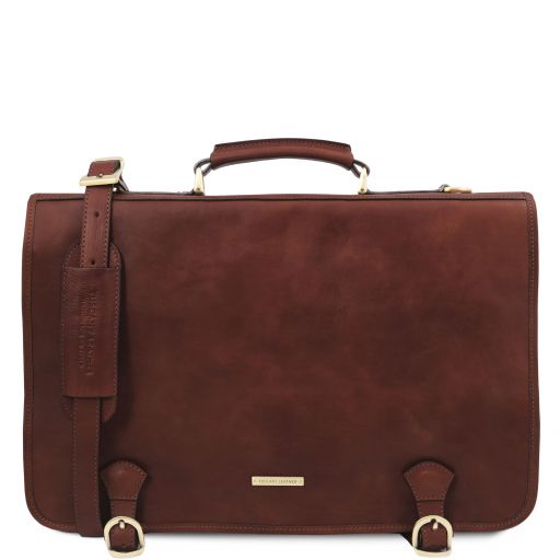 Ancona - Leather messenger bag