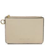 Leather card holder with handle