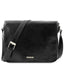Messenger double - Crossbody leather bag