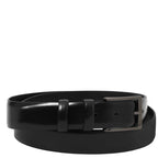 Elegant brushed leather belt 35mm