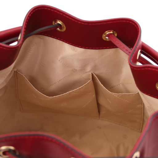 Vittoria - Sac seau pour femme en cuir