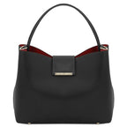 Clio - Leather secchiello bag