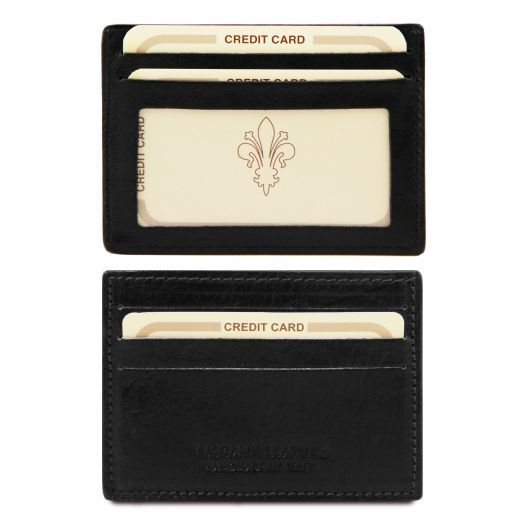 Exclusive leather credit/business card holder Main image