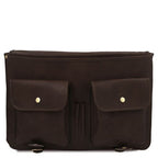 Ancona - Leather messenger bag