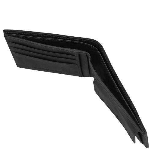 Exclusive 2 fold leather wallet for men with coin pocket