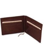 Elégant porte cartes en cuir avec pince à billets