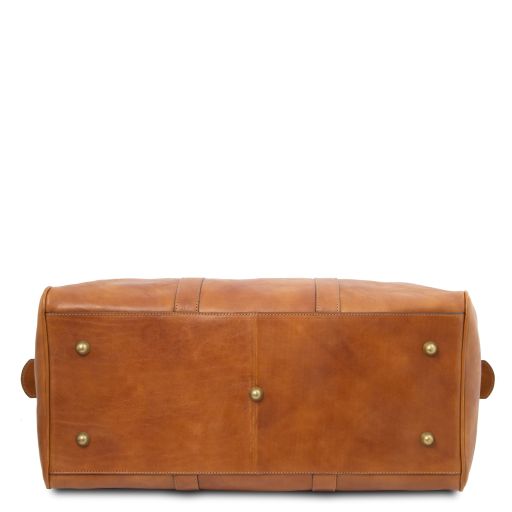 Oslo - Leather travel duffle bag - Weekender bag
