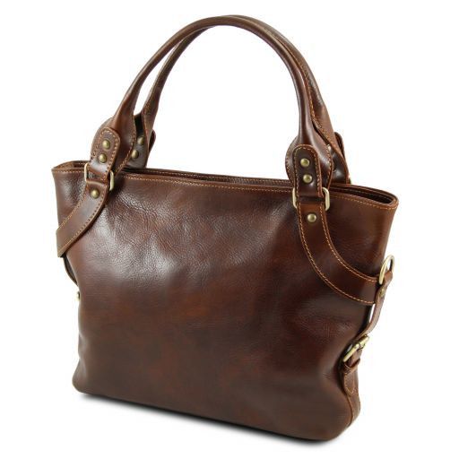 Ilenia - Leather shoulder bag Secondary image
