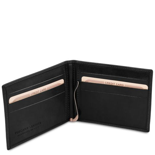Exclusive leather card holder with money clip Secondary image