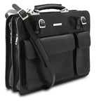Venezia - Leather briefcase 2 compartments