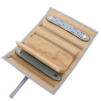 Soft leather jewellery case